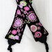 Camera Strap Quick Release Long Hipster Boho with Brown Minky