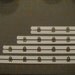12 inch- Silver tone Busk for corset making- Heavy duty- Historical Spacing