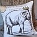 Pillow Cover Cotton and Burlap Throw Pillow