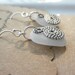 Nautical Rope Lake Erie Beach Glass Earrings