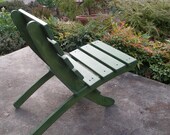 Classic Wood Lounge Chair for Patio, Deck, Garden, Home (color: Ponderosa Green)