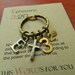 Ephesians 3:20 keyring-Now to him who is able to do immeasurably more than all we ask or imagine-christian keychain