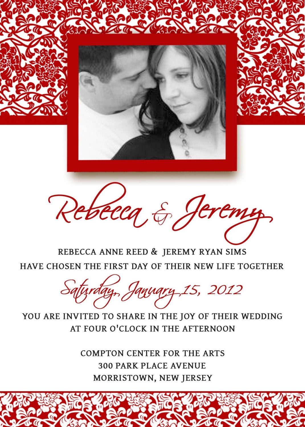 Wedding Invitation Templates PSD Photoshop - Red Damask - Gimp - Do It ... Wedding Invitation Templates PSD Photoshop - Red Damask - Gimp - Do It ...