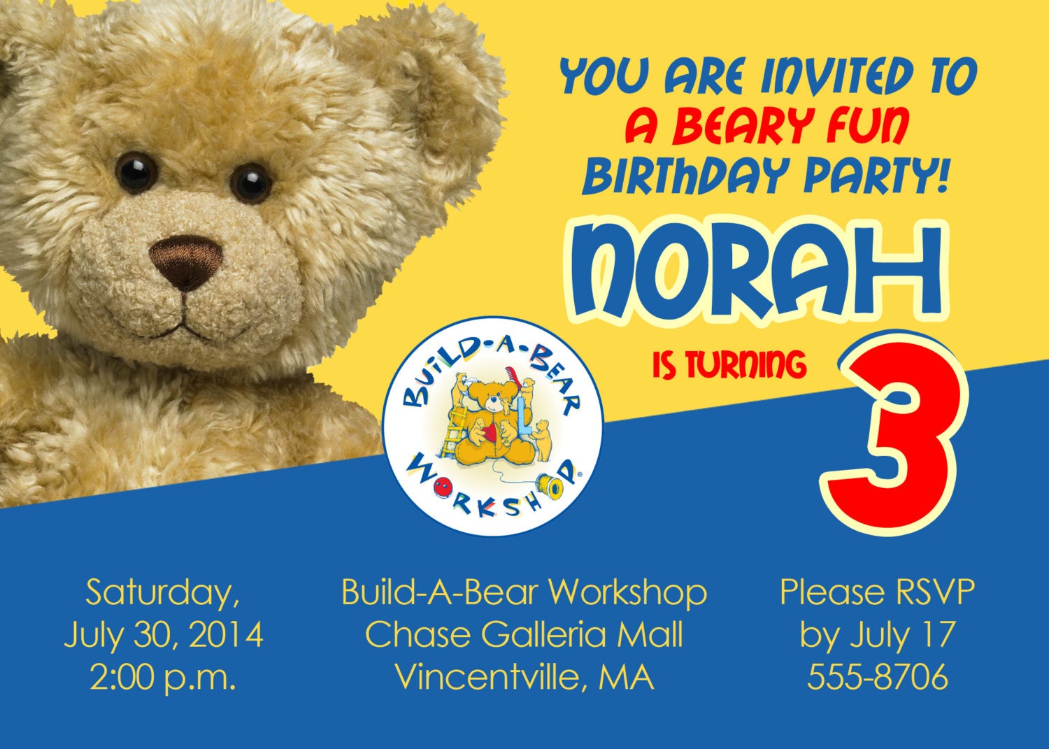 bear-party-for-5th-birthday-on-pinterest-build-a-bear-pinata-cake