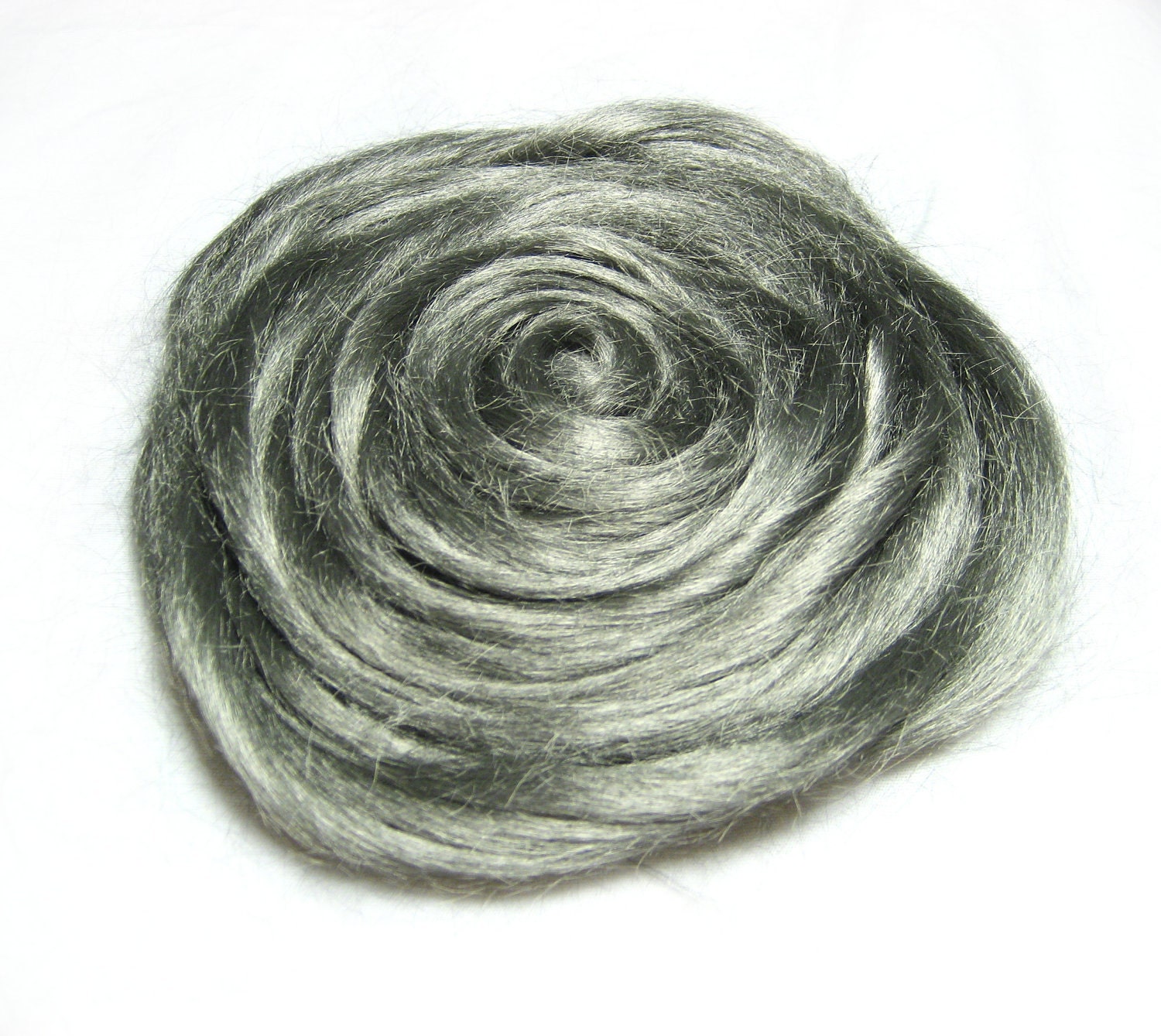 Stainless Steel Fiber - conductive antistatic spinning fiber - 1 oz. FREE SHIPPING to USA