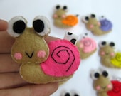 Cute Snail Keychain/Phone Charm/Magnet - Snelly, Shelly and more