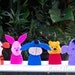 PDF Pattern: Pooh and Friends Felt Finger Puppets