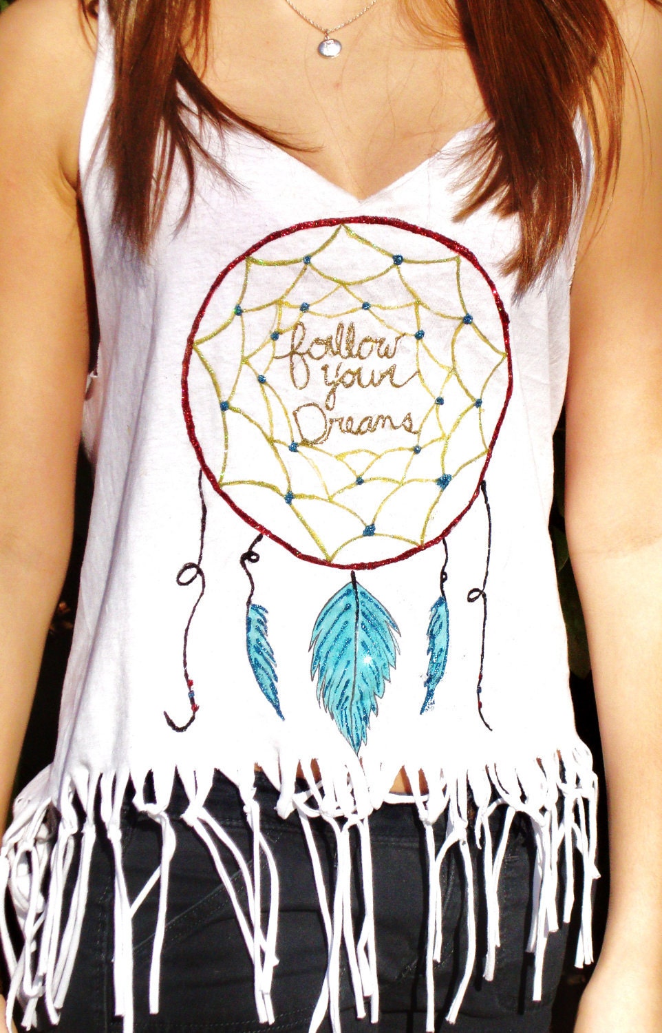 Handmade Dream Catcher Tank With Frindge.