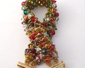 Falling Leaves Beadwoven Bracelet