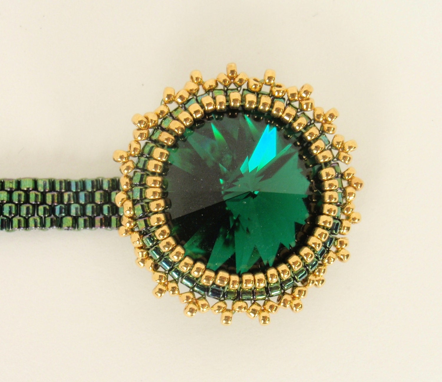 Emerald and Gold Bling Ring