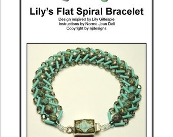 Instructions for Lily's Bracelet     -   Beading Tutorial