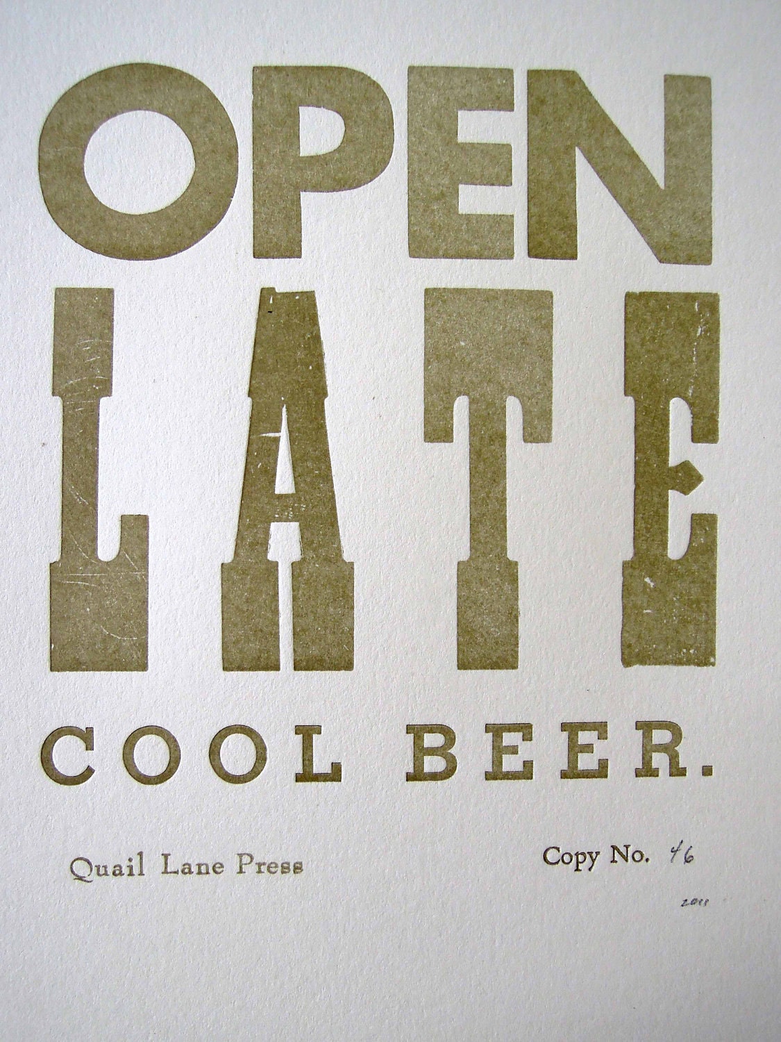 Sirens and Sailors, Linocut Letterpress Poster