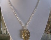 Natural Stone Wire Wrapped Necklace