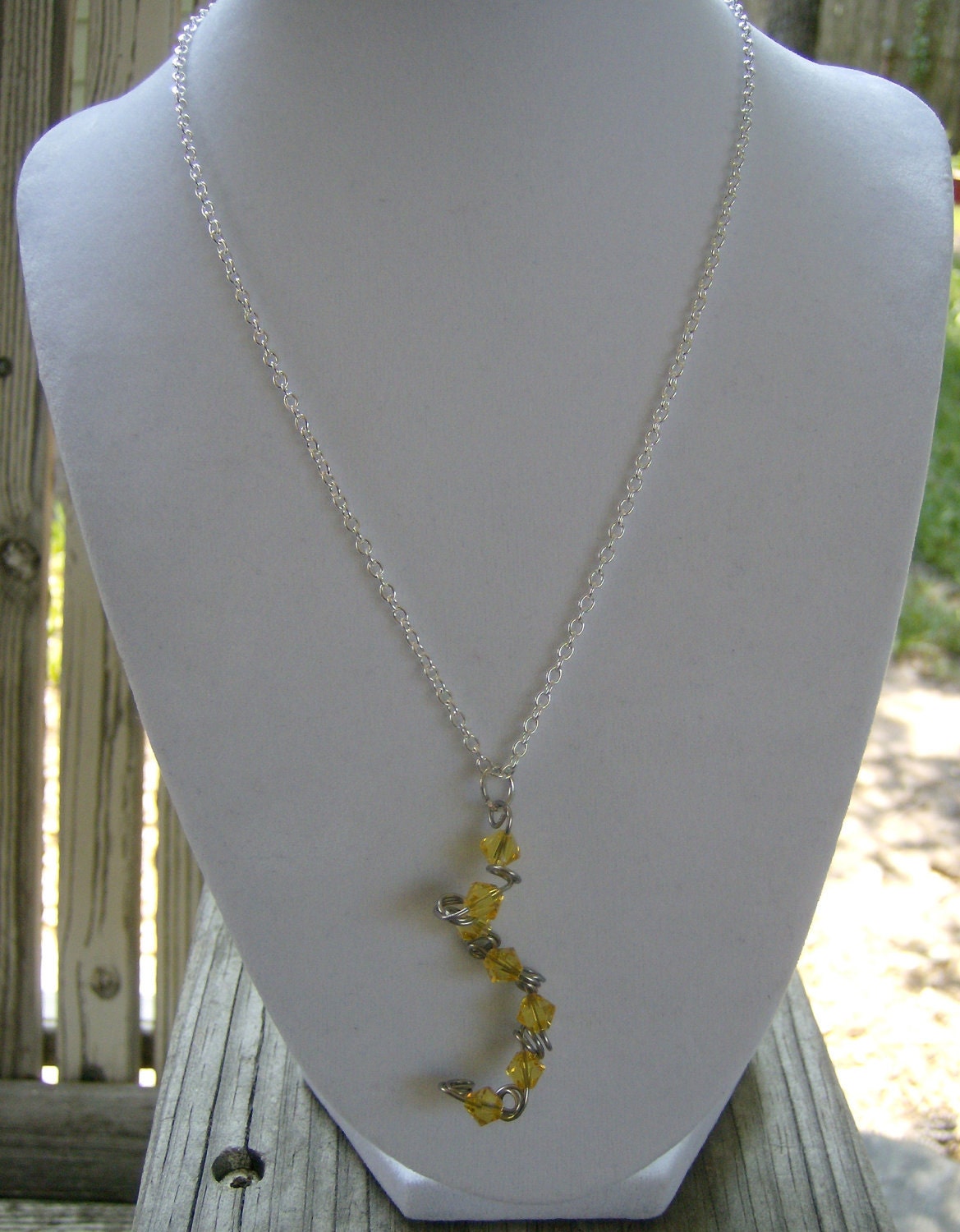 Sunshine and Swirls Necklace