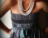 Statement Necklace With Moonstones