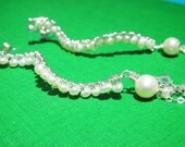 Tiny Pearl Spiral Earring