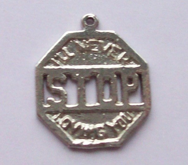 Ill Never Stop Loving You Sterling Silver Charm 70s