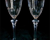 Cristal d'Arques Damantis lead crystal goblets