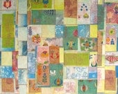 Print of original mixed media collage