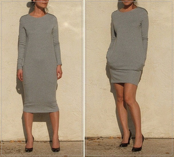 Everyday Dress-heather gray