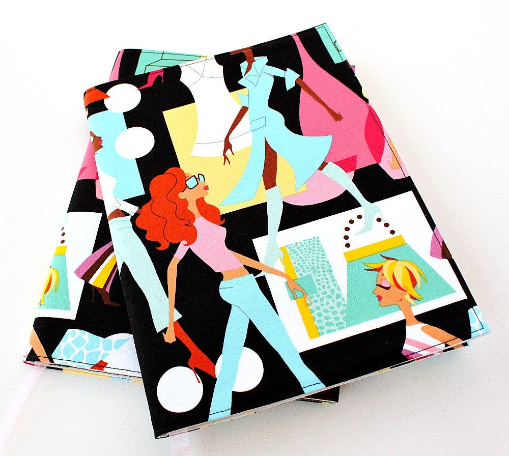Fabric journal cover for composition notebooks - Fashionista