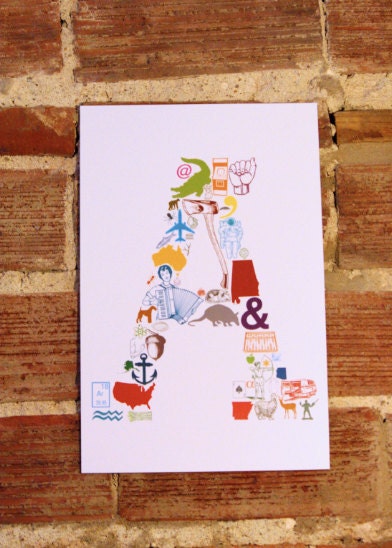 A is for... (11 x 17 Letter A Poster)