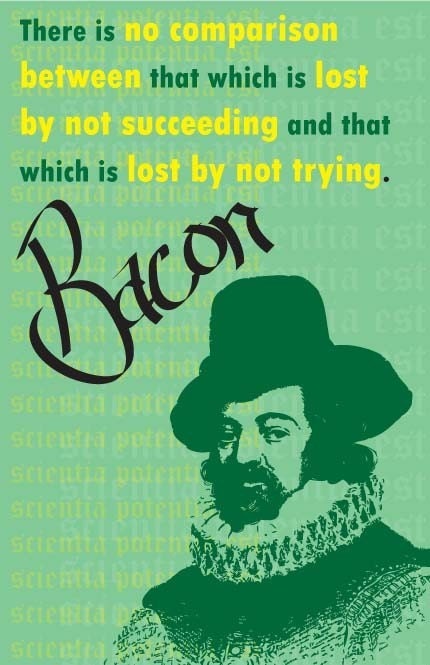 Sir Francis Bacon Print 11x17 - Famous Seniors