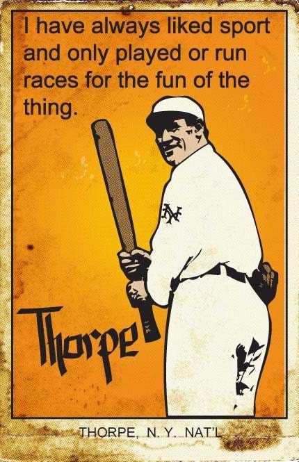 Jim Thorpe Print 11x17 - Famous Seniors