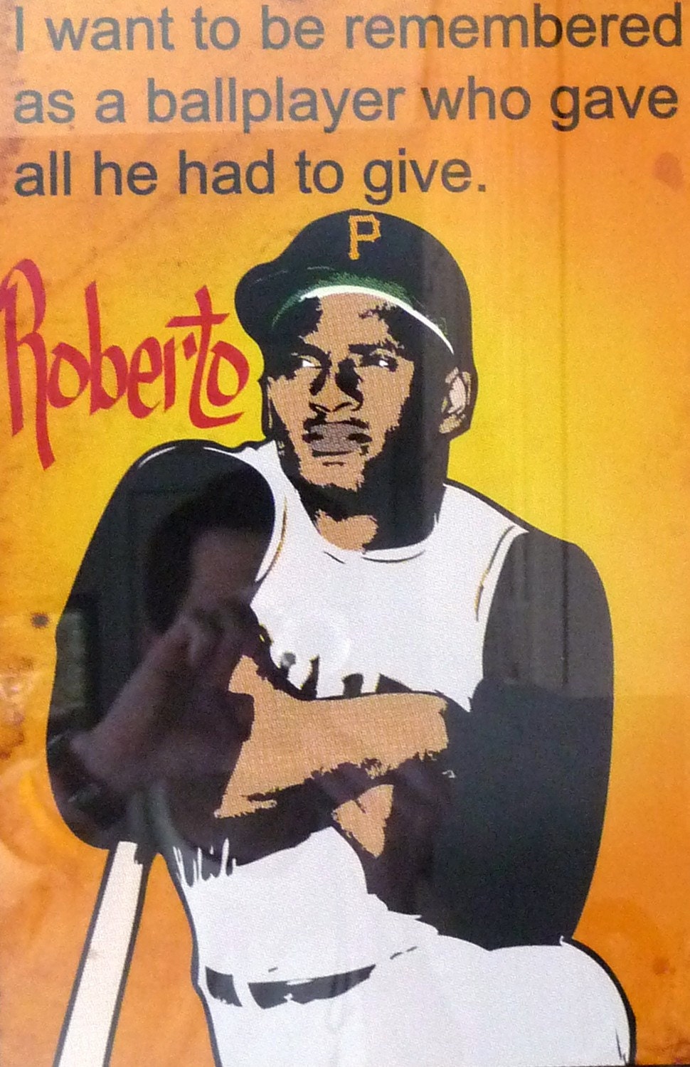 Roberto Clemente Print 11x17 - Famous Seniors