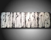 Abstract art paintings Heavy textured 4 piece braille  painting  20 x 64 JMJartstudio You choose Faith, Love, Hope, Dream ,Peace custom