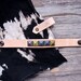THE LASSO - black and white scarf