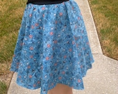 Blue Marvel Circle Skirt