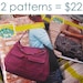 2 Sewing Patterns for 22 Dollars