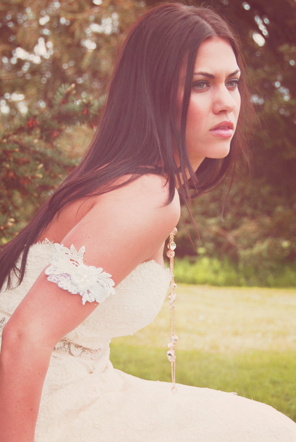 Vintage Venetian Lace Bridal Armband - Made to Order - Request Custom Designs