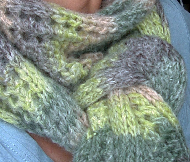 Knitting PATTERN - Reversible Scarf