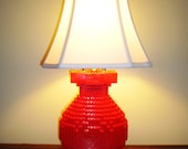Modern Brick Table Lamp, fully glued & made to order with FREE SHIPPING