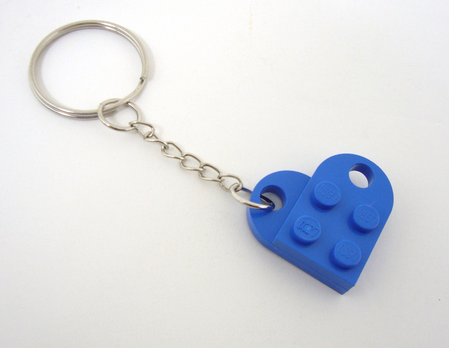 Brick Heart Key Chain, choose your color