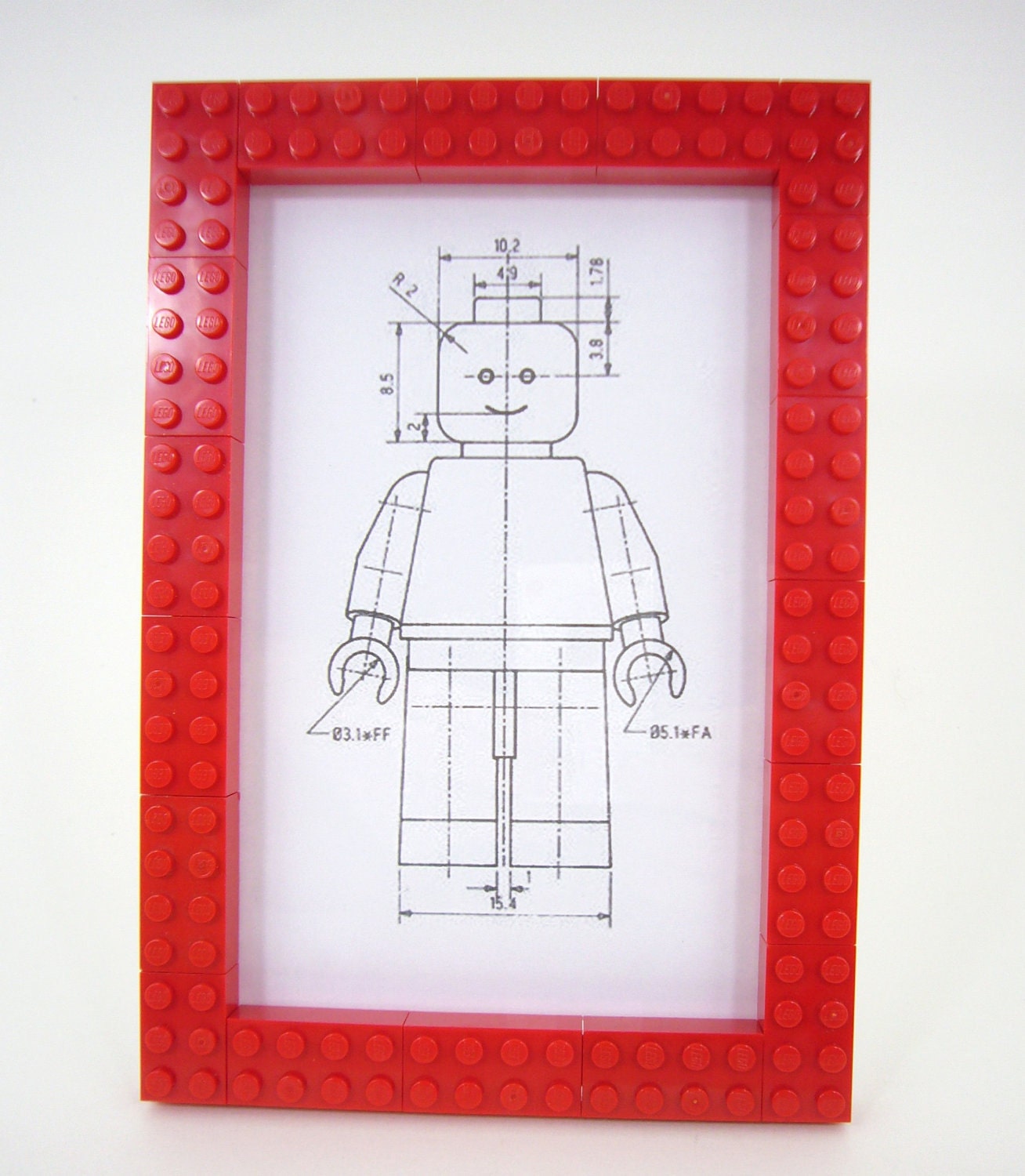 Red Brick Frame, 5x7