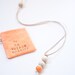 Orange St Tropez necklace