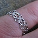 Celtic Woven Argentium Sterling Silver Ring