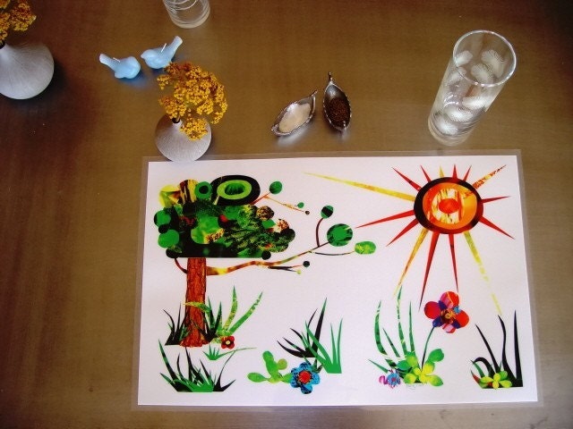 Laminated Meadow Placemat