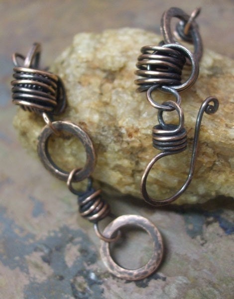 Rugged Links in Copper, ThePurpleLilyDesigns