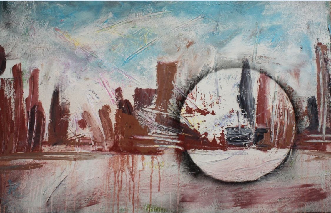 City Life... Art Gallery HUGE Modern Upscale Art  Astonishing