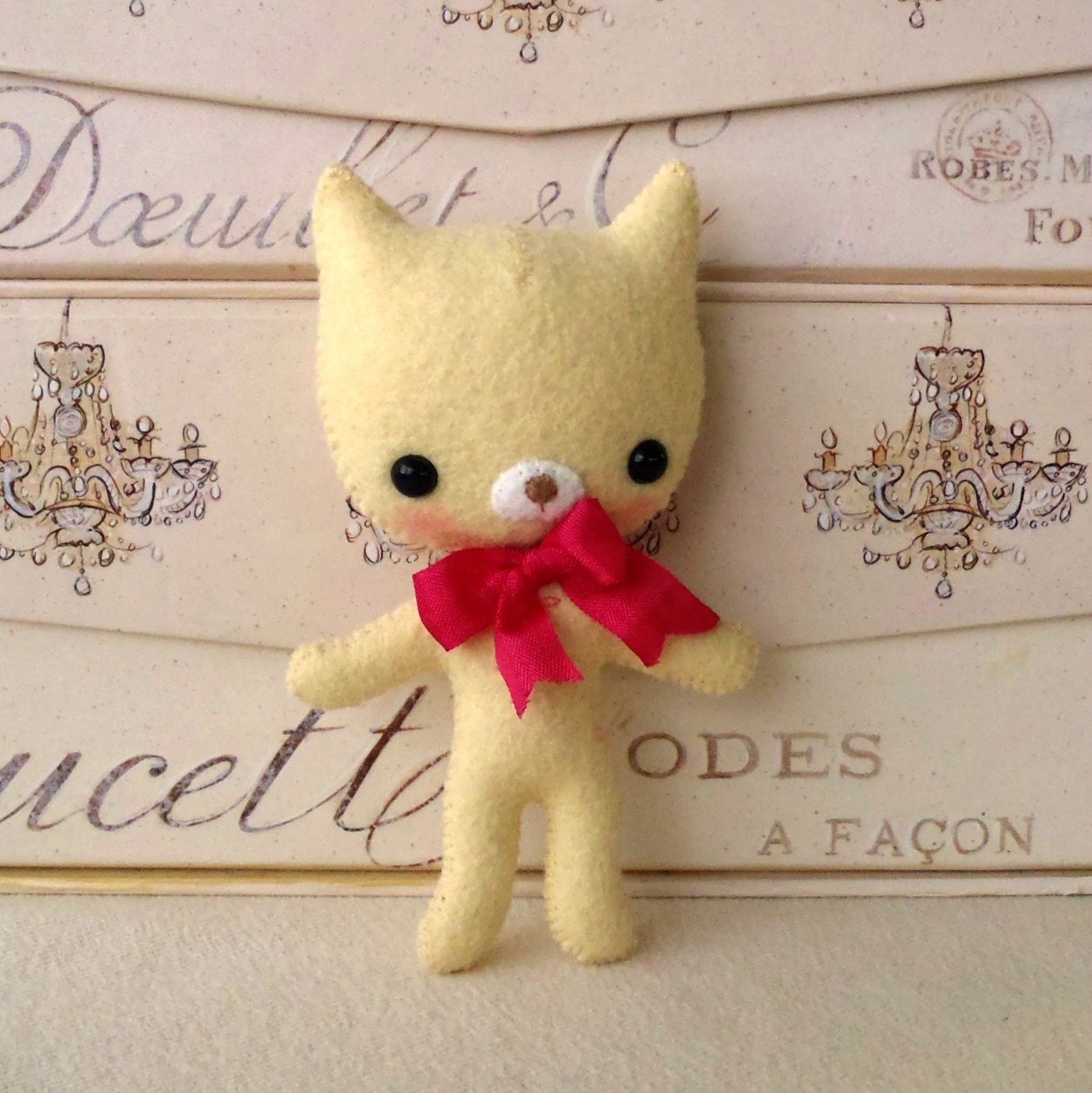 Lemony Kitten pdf Pattern, Plush Pattern, Animal Pattern