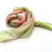 Garden in April - fashion hand painted silk shawl or headband