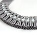 Petite Ribbon and Pearl Pleated Bib Necklace