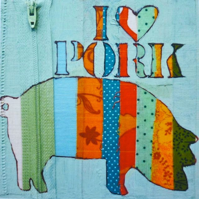 I Love Pork Print 8x10