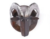 Art Metal Wall Sculpture Ram's Head