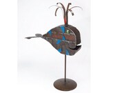 Metal Art Wall Sculpture Big Whale
