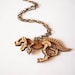 Dinosaur Necklace by Vectorcloud